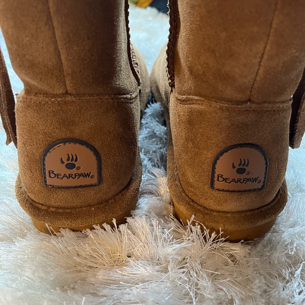 Bearpaw Tan Suede Boots